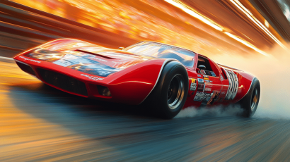 Race Car Fast Glitch art